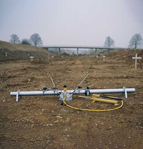 Plate Bearing Apparatus Complete. 500kN Capacity
