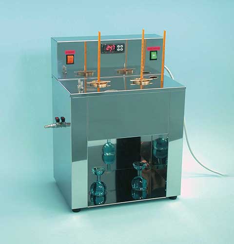 Saybolt viscometer two place unit with furol and universal orifices