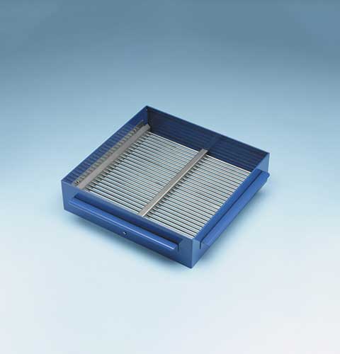Grid Sieve 10mm Slot Width for EN Aggregate Flakiness Test.