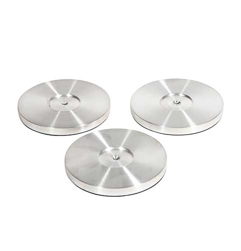 Set of 3 Spreader Feet for Skid Resistance Tester for in-situ testing